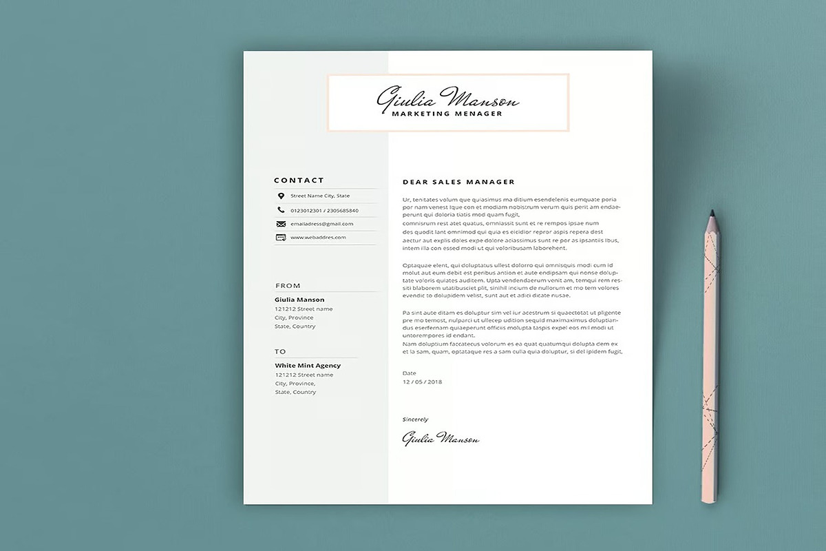 ATSL Minimilasit CV Resume, a Resume Template by Dimas Rizki Pratama (Photo 8 of 16)