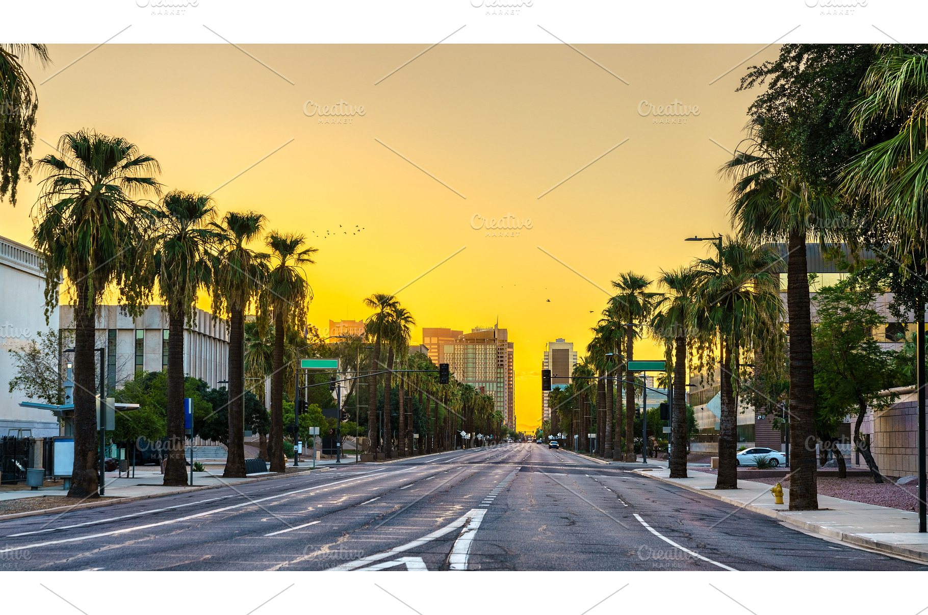 Washington Street in Downtown, an Architecture Photo by Leonid Andronov