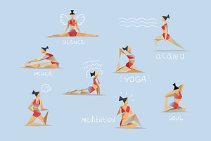 Yoga poses 