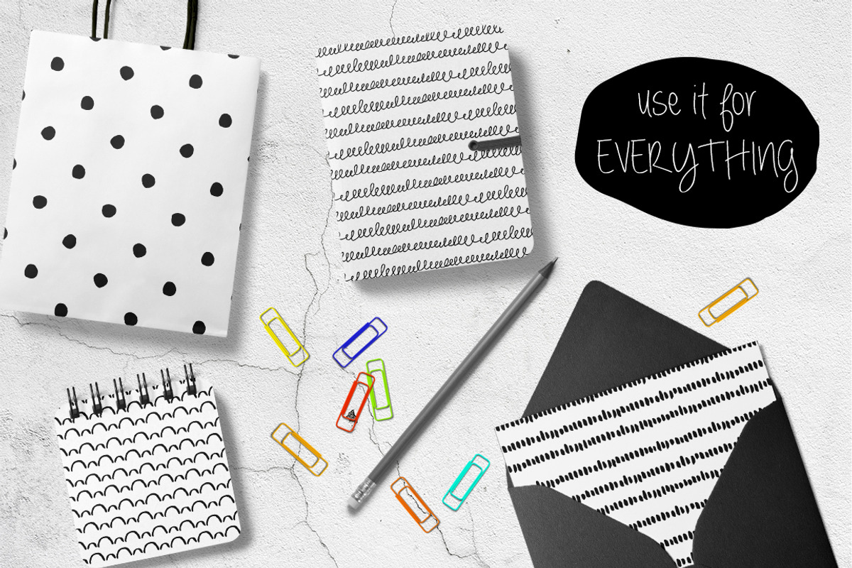 50+ handdrawn seamless texture, a Pattern Graphic by Cozy pattern shop (Photo 4 of 5)