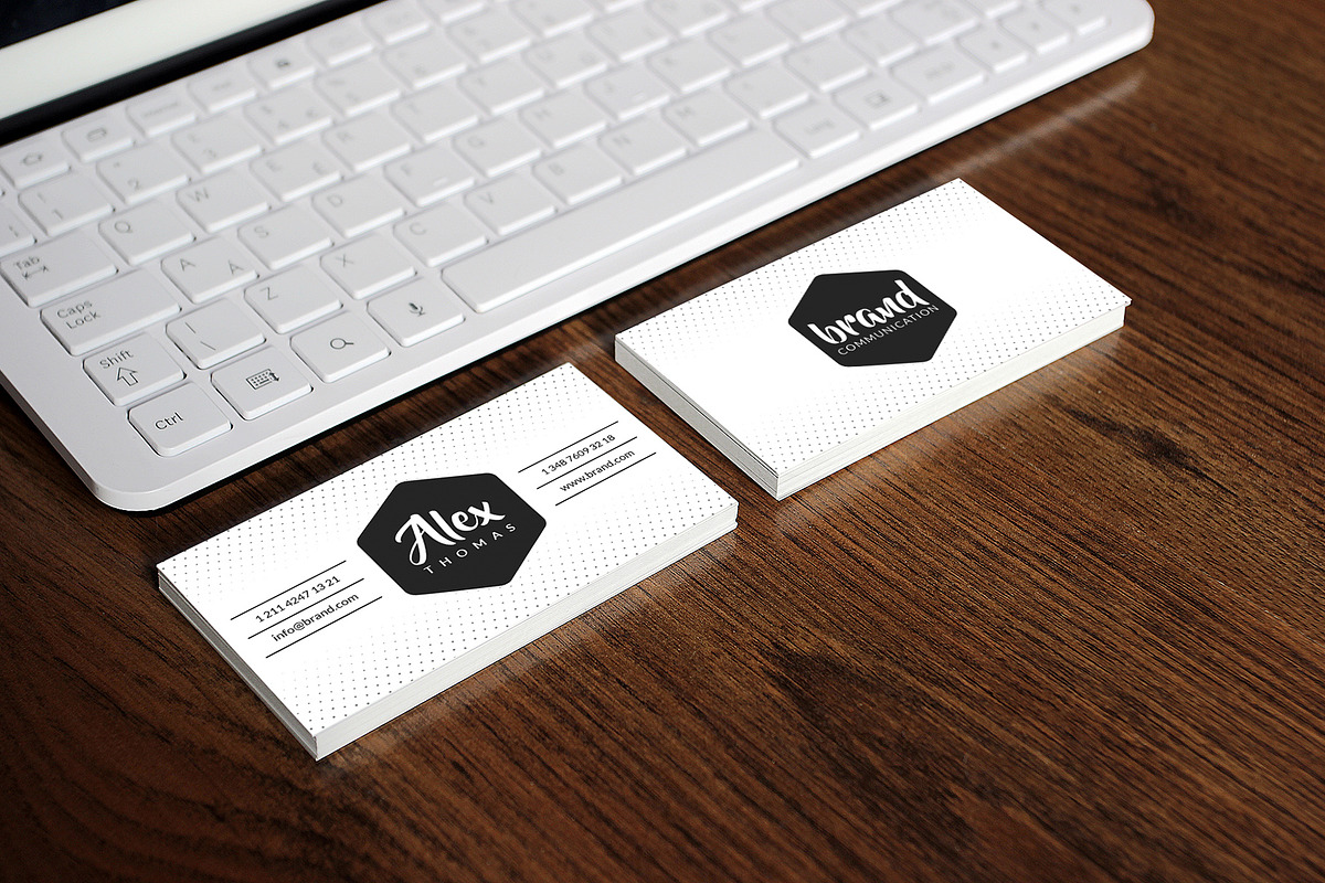Personal White Business Card, a Business Card Template by Marvel (Photo 1 of 5)