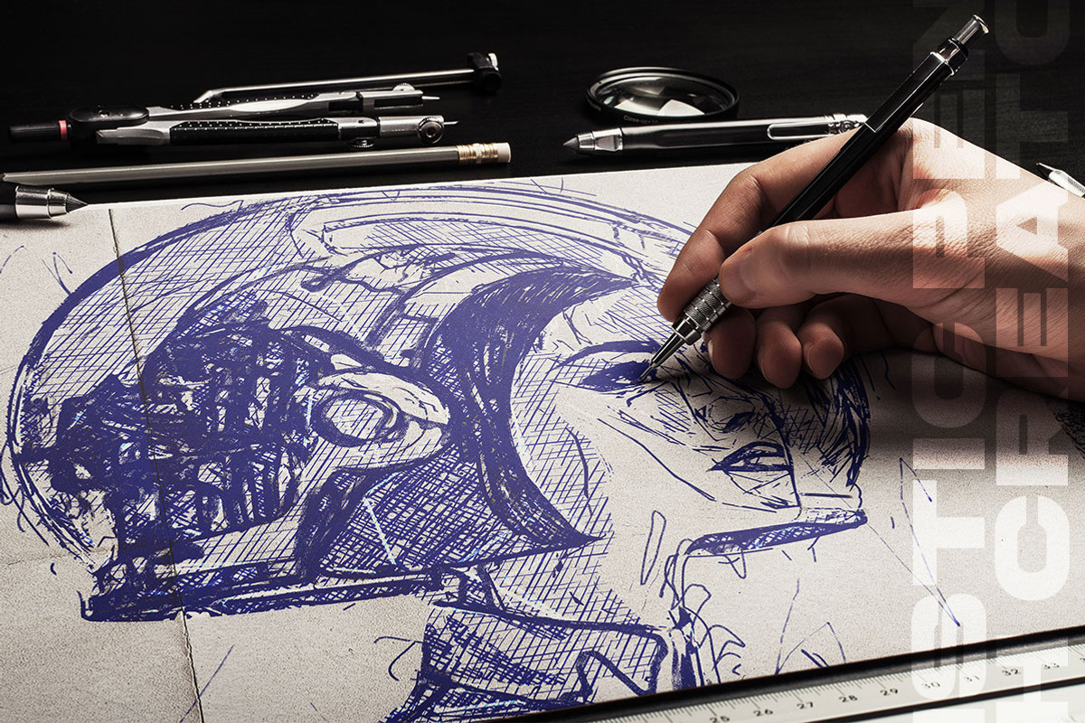 Realistic Pen Sketch Creator, an Action Add-On by Amorjesu.com (Photo 8 of 37)