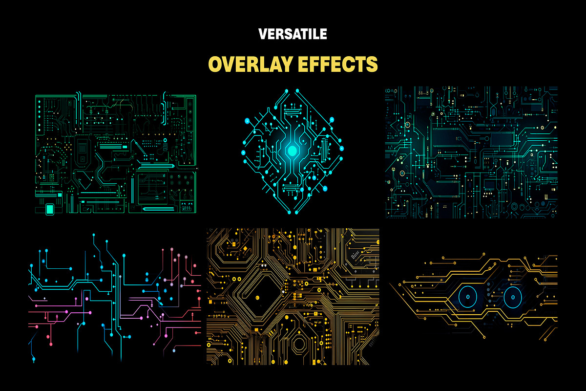 140+ High-Tech Circuits Overlays, an Object Graphic by Mikel Blazgad (Photo 2 of 10)