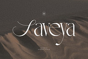 Saveya Elegant Font, a Serif Font by Hishand Studio (Thumbnail 1 of 10)