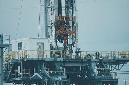 Oil Rig Close UP