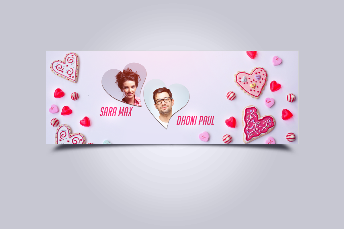 Valentines Day Facebook Cover, a Social Media Template by Jaisivakumar (Photo 3 of 3)