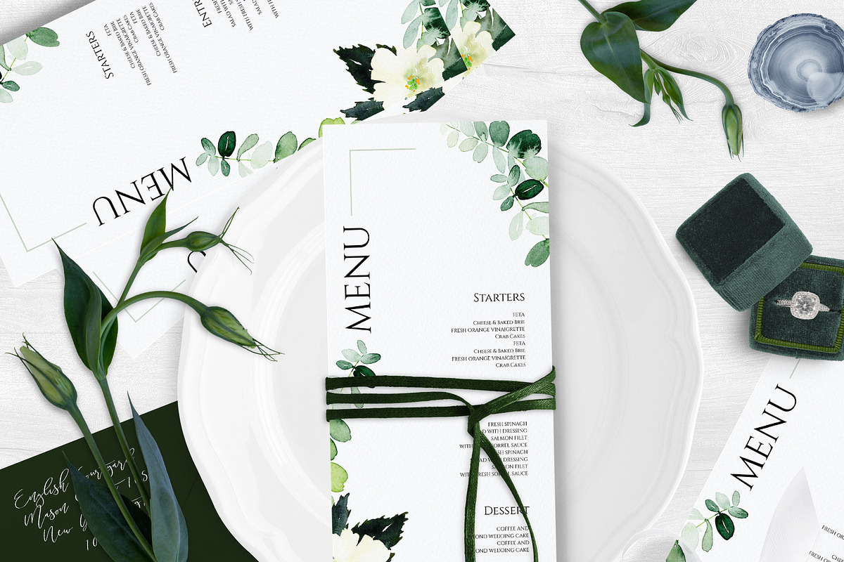Set for a wedding, an Invitation Template by Karma (Photo 6 of 7)