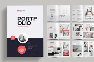 Portfolio Layout | INDD, a Brochure Template by Pixelpick