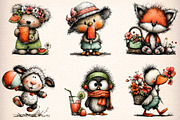 Whimsical Summer Animal Illustration, an Illustration by Digital Artistic99 (Thumbnail 2 of 11)