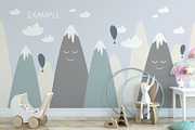 KIDS WALL & FRAMES Mockup Bundle - 4, a Product Mockup by Yuri-U (Thumbnail 14 of 38)