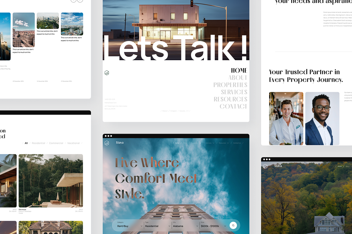 Staya - Real Estate Agency Website, an UI Kit Template by MUIs (Photo 4 of 5)