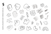 422 scribble lines & abstracts, an Object Graphic by Pinkbrush (Thumbnail 7 of 10)