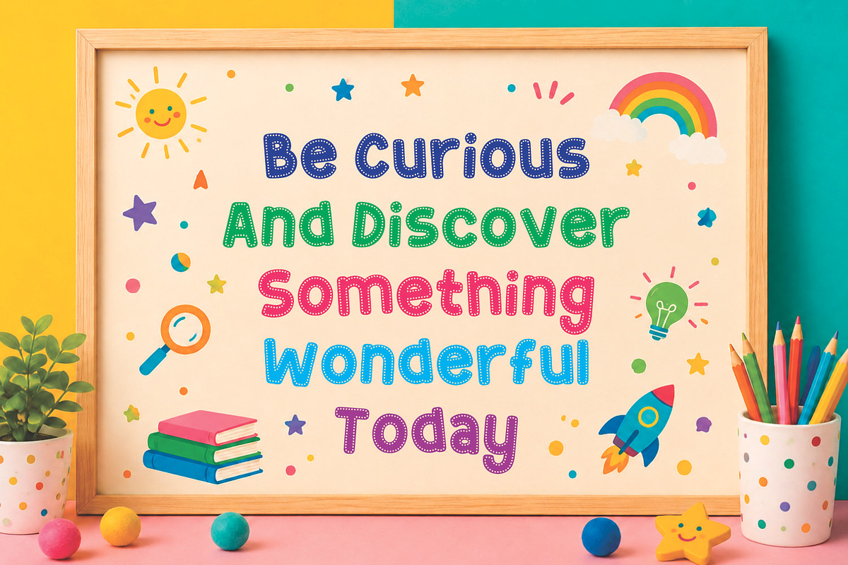 Rainbow Dots - Sticker Font, a Handwritten Font by Mozatype (Photo 2 of 10)