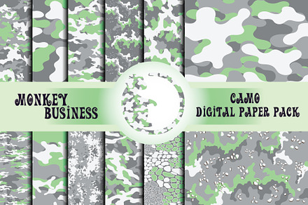 Camouflage fashionable patterns