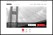 Advisio – Marketing Landing Page, a Bootstrap Template by webuza (Thumbnail 2 of 4)