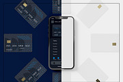 Credit Card & Banking App Mockup set, an iPhone Mockup by Mego-studio (Thumbnail 10 of 11)