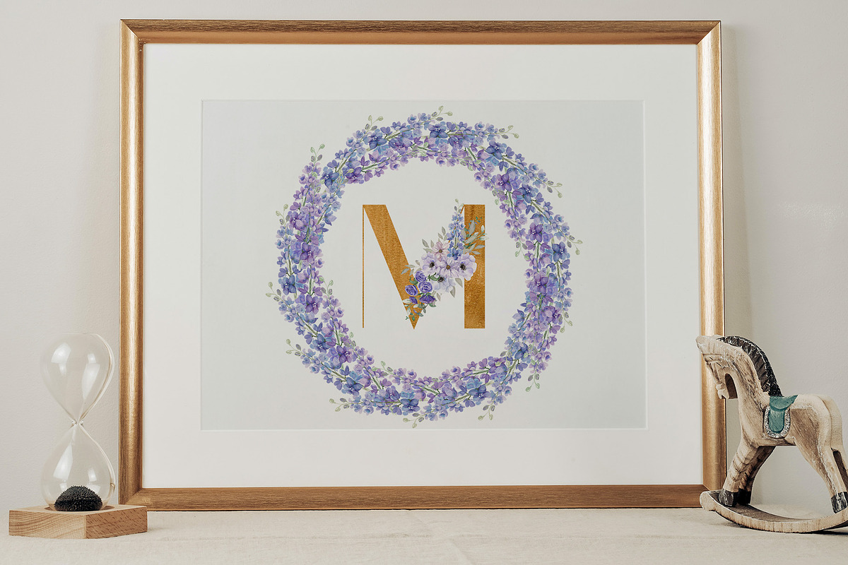 Dusk Purple. Very Peri Flowers 2022, a Decorative Illustration by Catch the Dream Art (Photo 19 of 22)