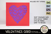 Heart SVG Card Cut File, an Invitation Template by Clikchic Designs (Thumbnail 3 of 6)