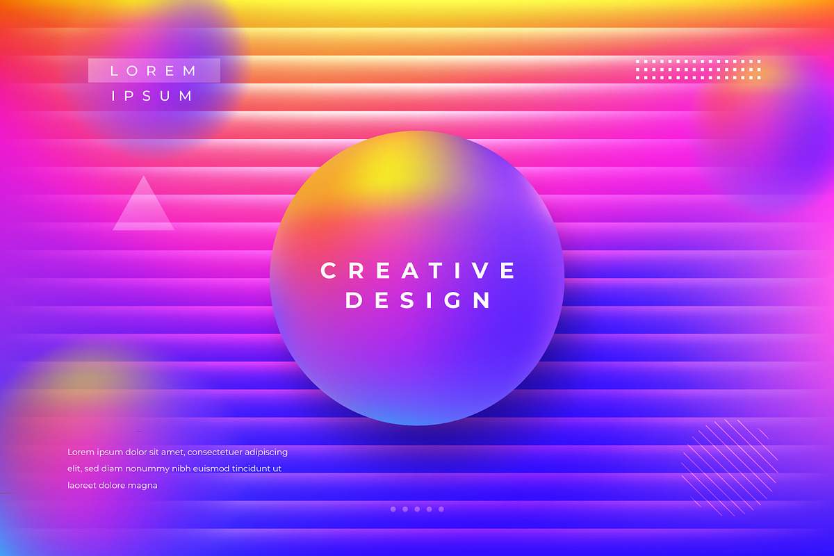 3D Glass Morph Sphere Gradient BG, a Background Graphic by Signatoro (Photo 4 of 4)