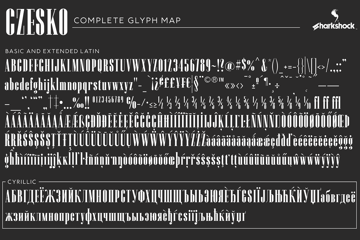 Czesko, a Serif Font by Sharkshock (Photo 2 of 3)