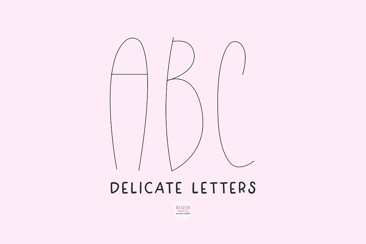 CHARMING SKETCH FONT BUNDLE, a Script Font by Blush Font Co. (Photo 8 of 8)