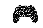set of gaming controller silhouettes, an Illustration by Amazin_art (Thumbnail 38 of 41)
