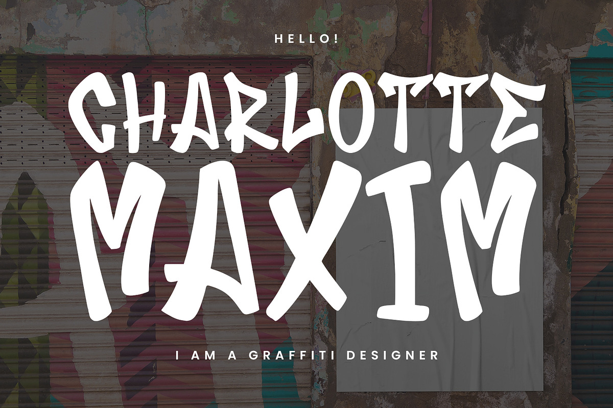 Brandon Xligex Graffiti Display Font, a Handwritten Font by Maulana Creative (Photo 7 of 8)