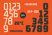 Melagow Display Variable, a Sans Serif Font by 24Design Studios (Thumbnail 6 of 11)