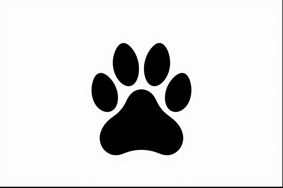 Cat Silhouette Paw Cutout Set, an Illustration by hafijul (Photo 4 of 9)