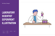 Laboratory Scientist Experiment, a Healthcare Illustration by Partikusi Design (Thumbnail 1 of 3)