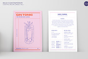 Cocktail Recipe Cards Template, a Marketing Template by Va Bene Studio (Thumbnail 7 of 10)