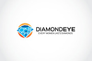 Diamond eye Logo, a Branding & Logo Template by The Branding Fusion (Thumbnail 2 of 4)
