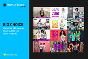4 Friends T-Shirt Mockup Set, a Shirt Mockup by Freeman Studio (Thumbnail 8 of 13)
