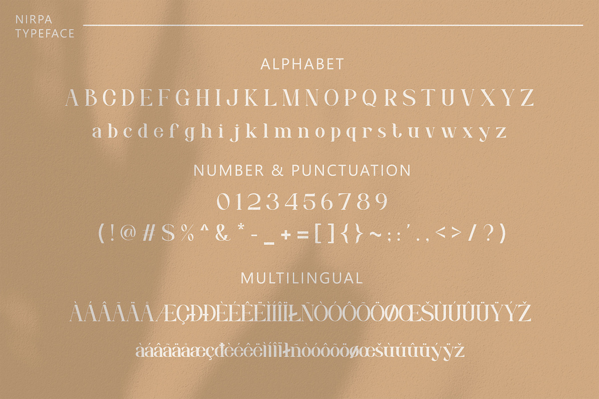 Nirpa - Elegant Serif, a Serif Font by Flawless And Co (Photo 8 of 12)