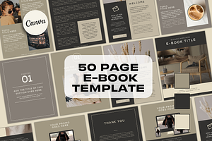 Ebook Template - Black and Beige
