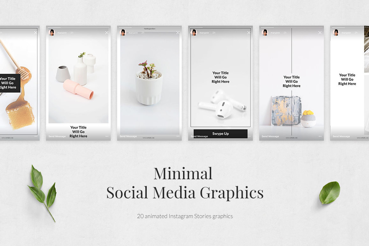 Minimal Animated Instagram Stories, a Social Media Template by Social Corner Graphics (Photo 3 of 9)