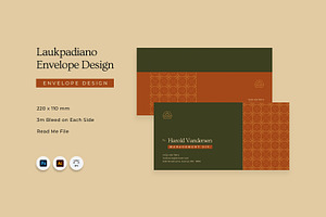 Laukpadiano - Envelope Template, a Print Template by Fannan Studio