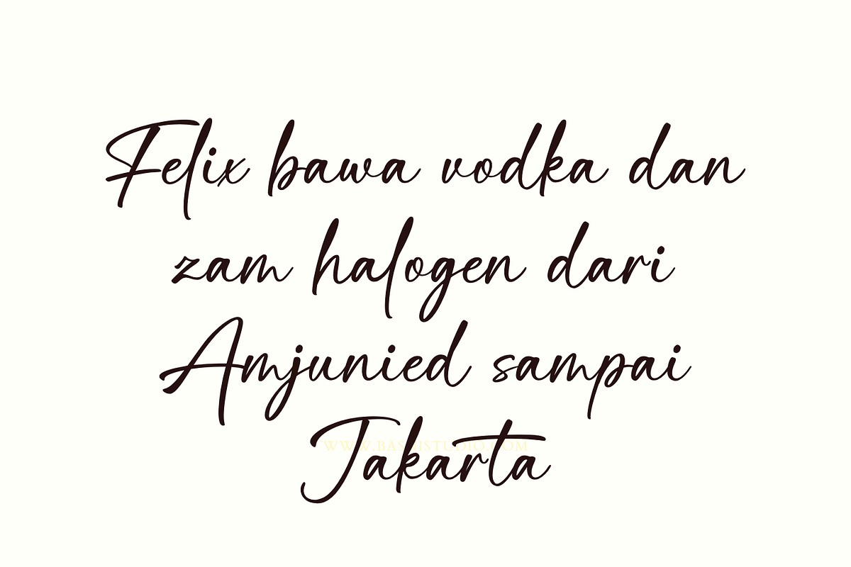 Purgatory – Casual Handwritten Font, a Handwritten Font by Basnistudio (Photo 2 of 13)