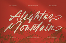 Aleghtoz Mountain Modern Script Font