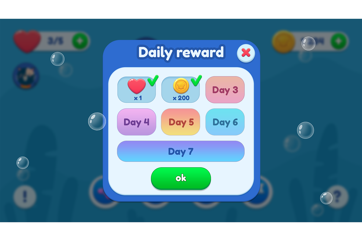 Casual GUI Mobile game UI pack, an Icon by KartInnka (Photo 17 of 24)