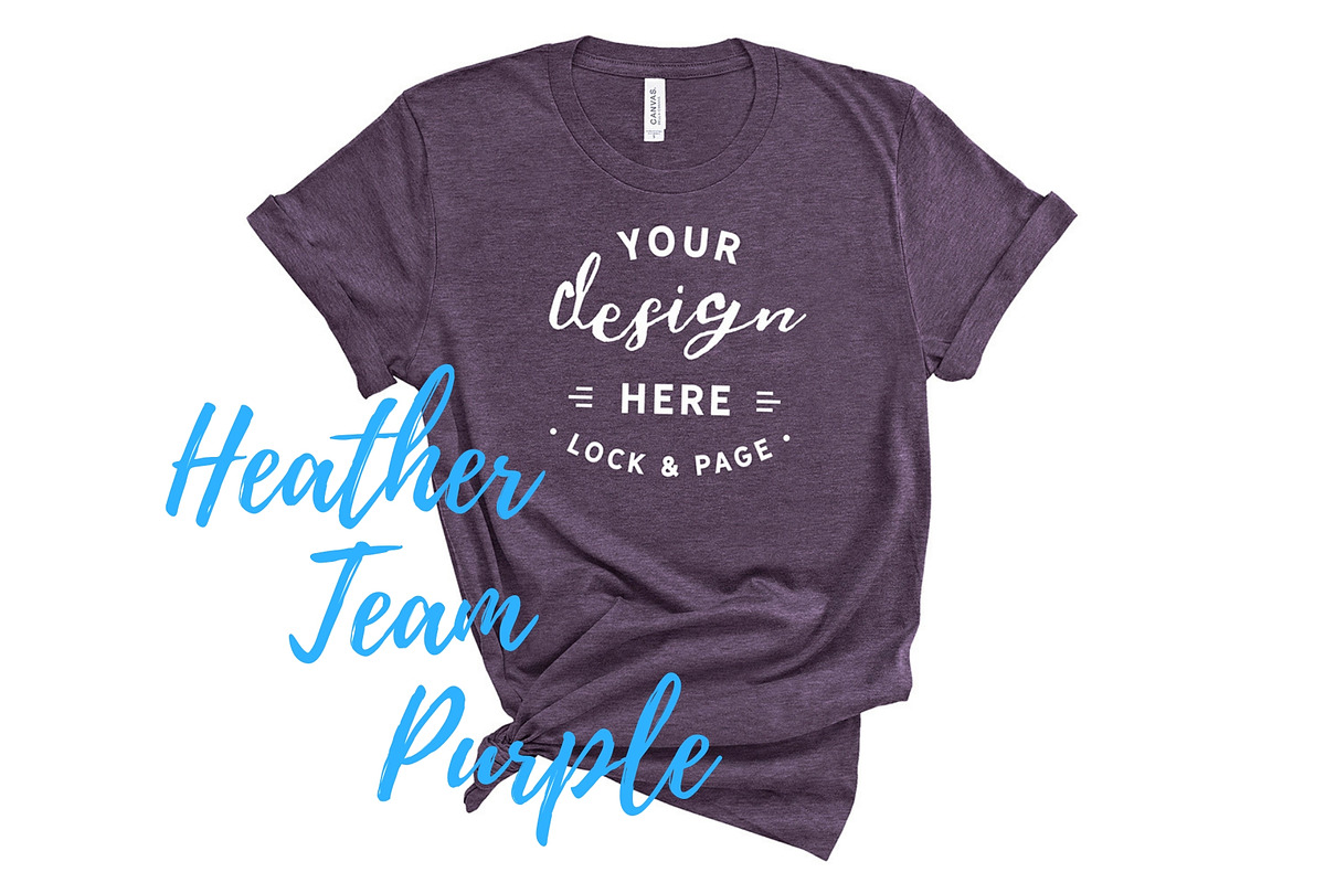 Bella Canvas TShirt Mockups On White, a Shirt Mockup by lock and page (Photo 57 of 92)