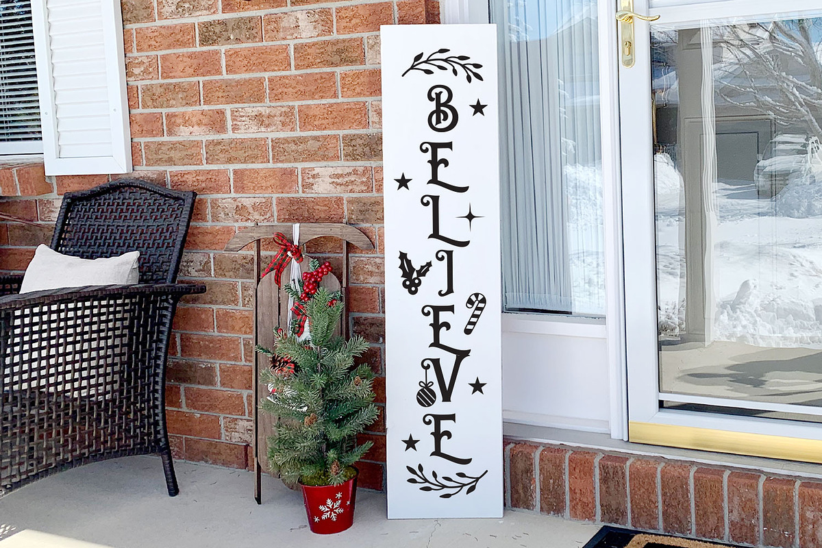 Christmas Porch Sign SVG Bundle, an Illustration by Dasagani (Photo 9 of 12)
