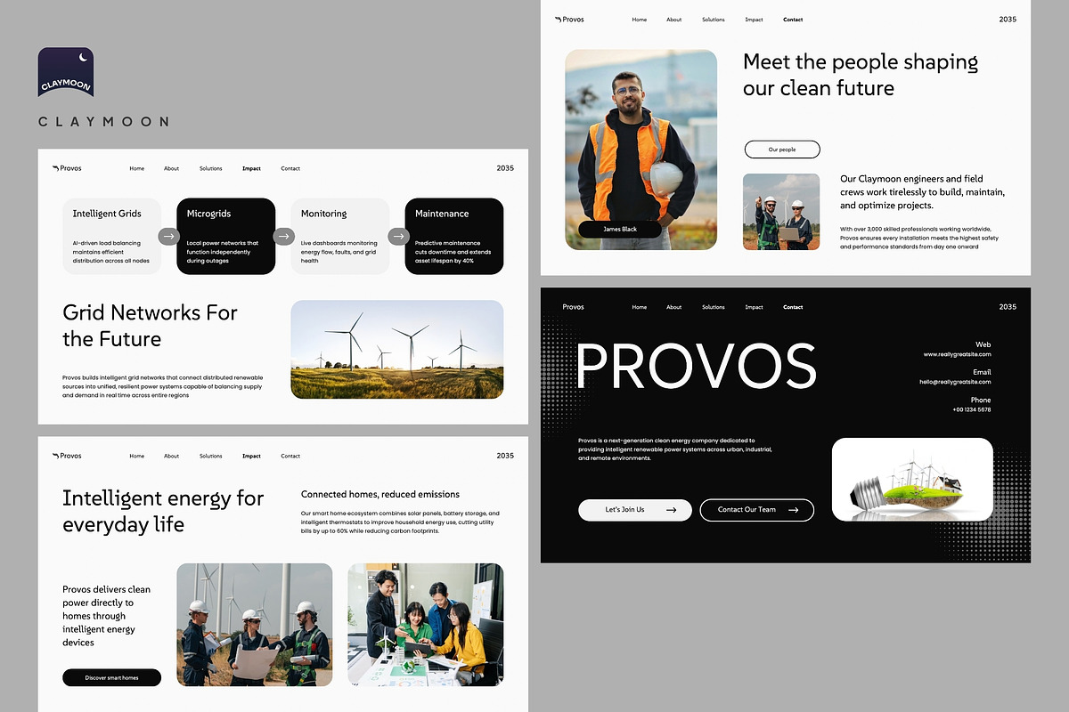 Provos - Clean Energy Pitch Deck, a Presentation Template by Claymoon Lab (Photo 7 of 7)