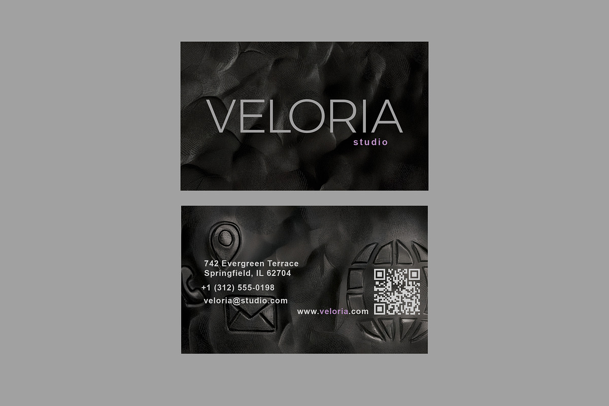 Relax Studio Clay Business Card, a Business Card Template by Trot (Photo 1 of 3)