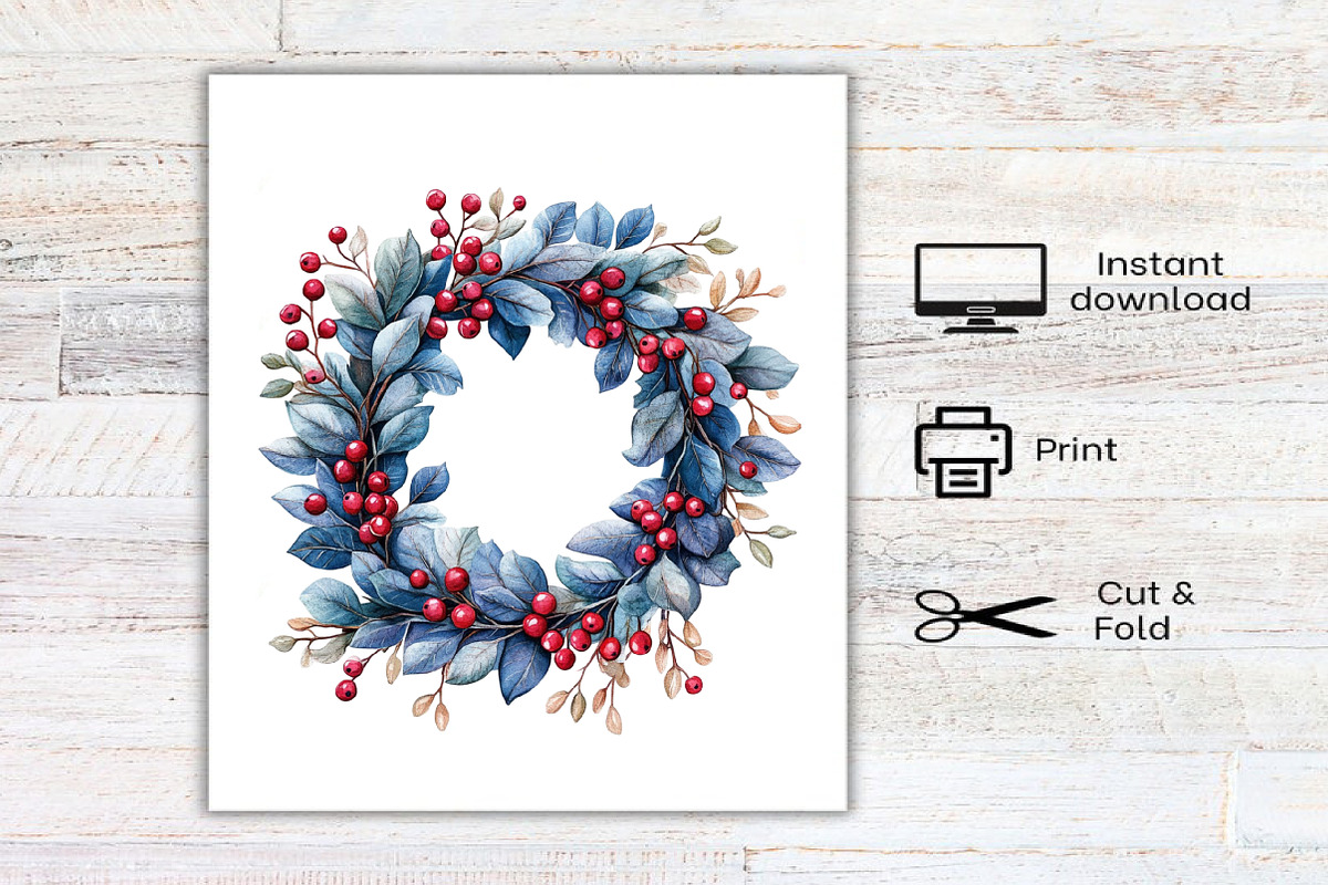 Watercolor Cozy Winter Wonderland, an Illustration by Canvas Craft (Photo 8 of 8)