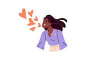 People with hearts, love concept set, a Person Illustration by PaperTrident (Thumbnail 10 of 10)