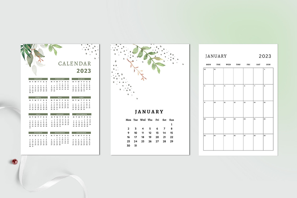 Calendar Template/Calendar 2023, a Stationery Template by Design Zone (Photo 2 of 7)