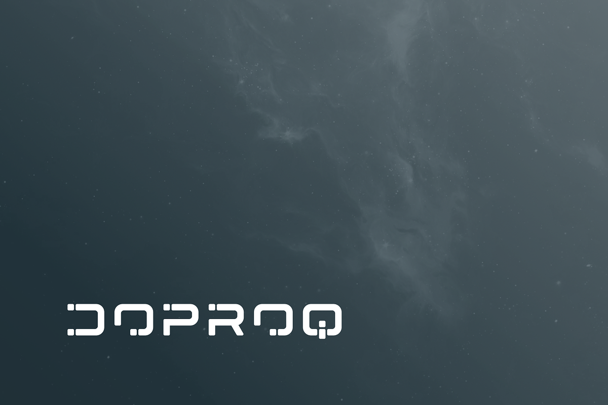 Dropec - Futuristic Typeface, a Serif Font by garismantra (Photo 2 of 4)