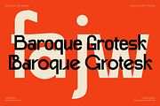 Baroque Grotesk - Ultra Bold Font, a Sans Serif Font by SilverStag Type Foundry (Thumbnail 12 of 20)