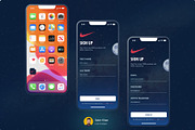 Space Theme Nike App UI UX Design, an UI Kit Template by DesignBox (Thumbnail 2 of 6)